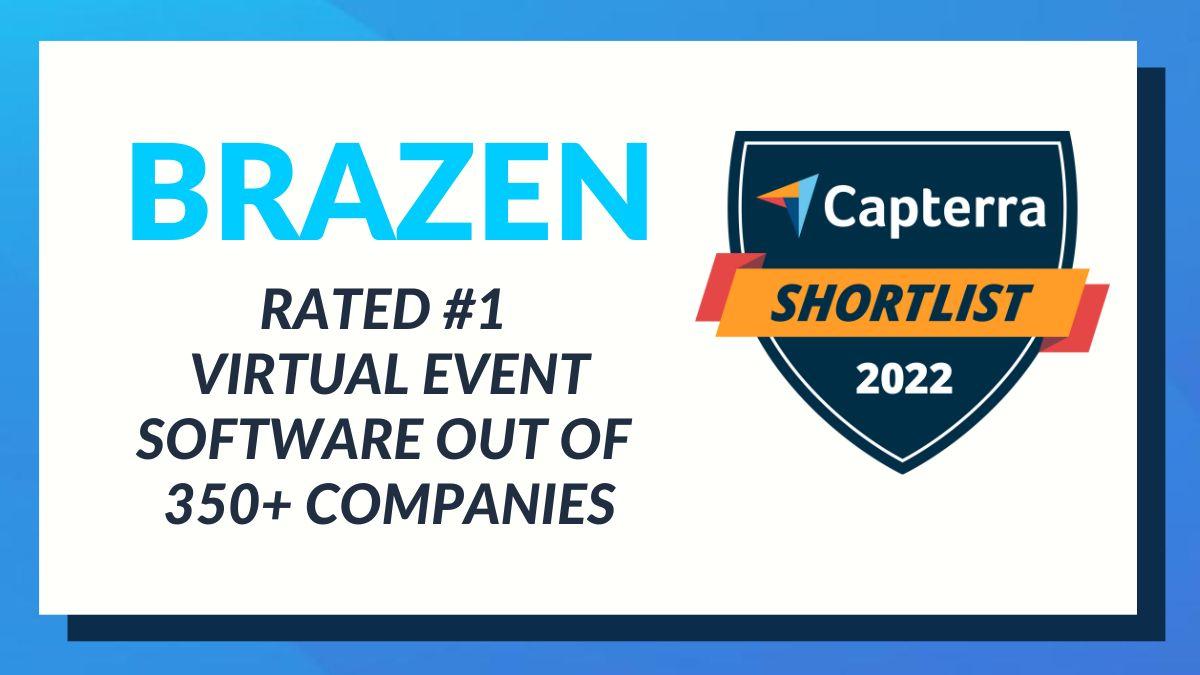 Capterra 2022 Virtual Event Software Shortlist Hero