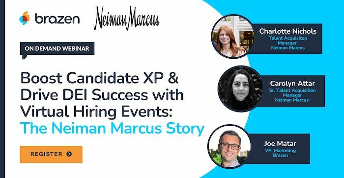 Neiman Marcus diversity and candidare experience webinar