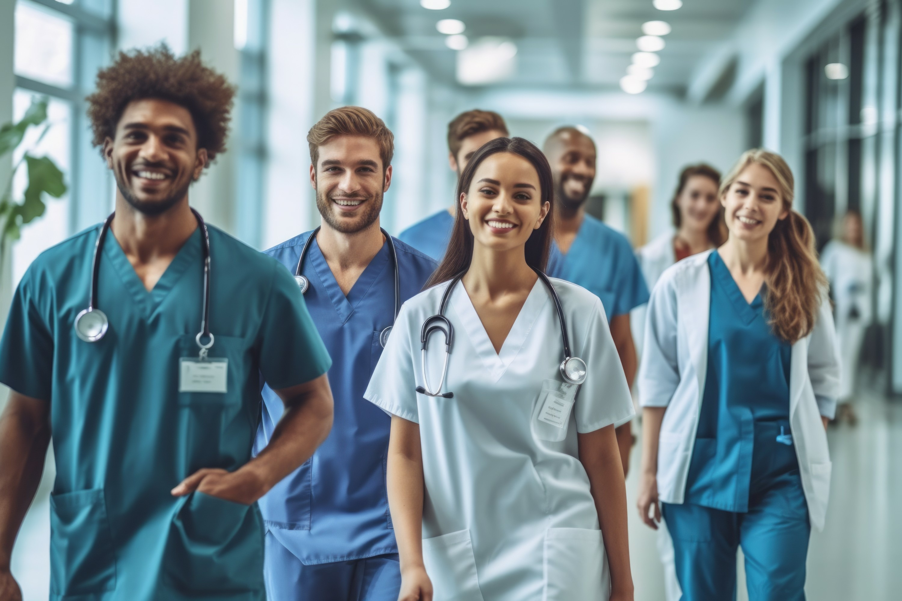 Nurses hired at a hiring event hosted by Brazen